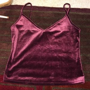 Velvet tank top never worn